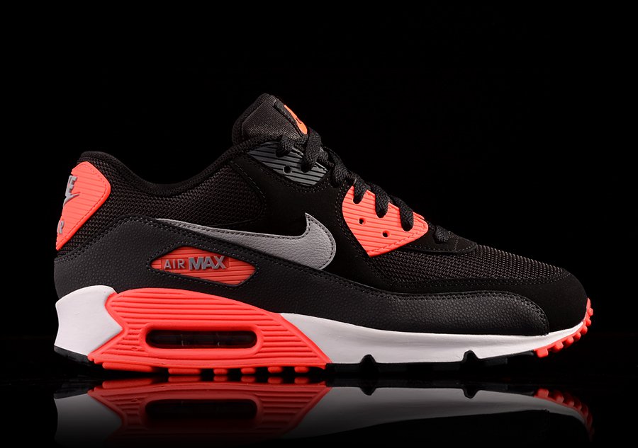 nike air max 90 essential black infrared