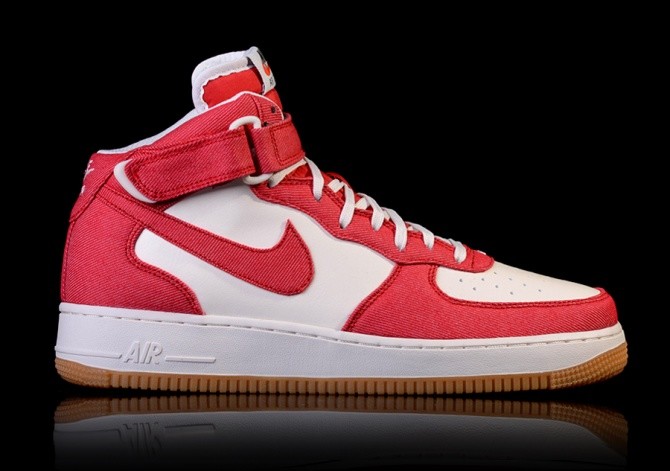 nike air force 1 mid 07 university red