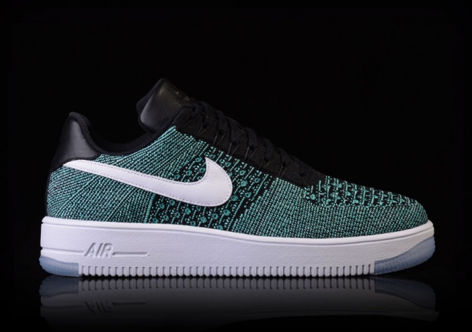 nike air force 1 flyknit verdes