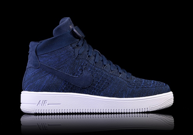 nike air force 1 ultra flyknit mid blue nike air force 1 ultra flyknit mid blue