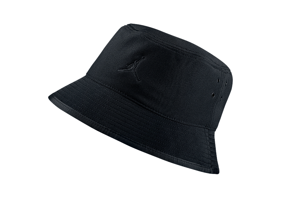 jordan black bucket hat