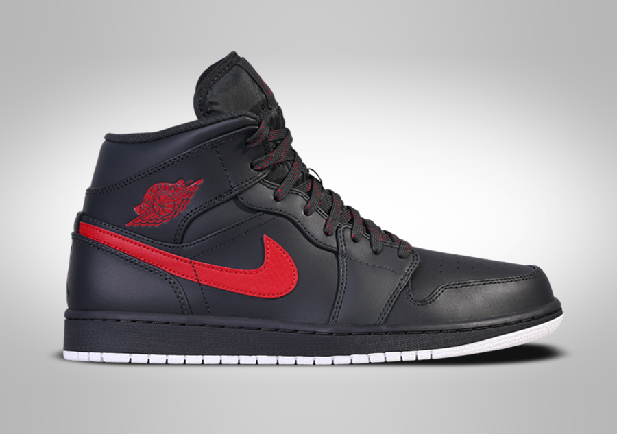 NIKE AIR JORDAN 1 RETRO MID ANTHRACITE RED price €92.50 | Basketzone.net