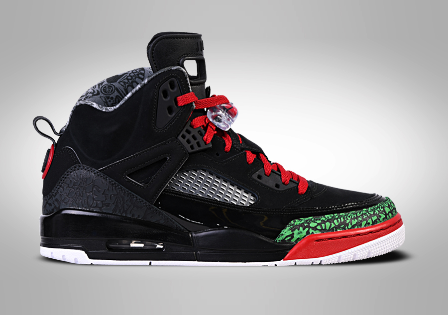 Jordan spizike black green red online