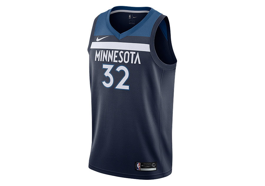 Minnesota Timberwolves Nike Icon Edition Swingman Jersey - Navy