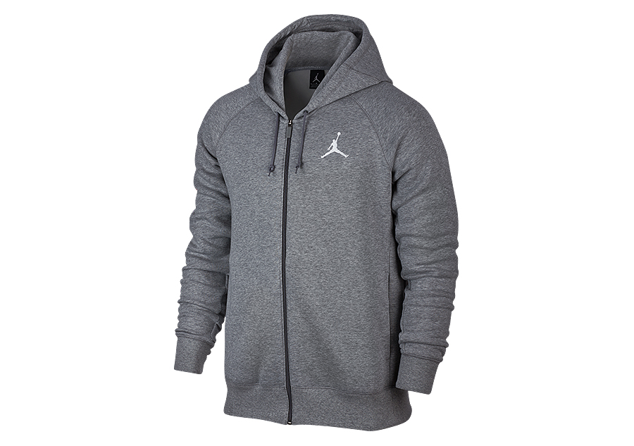 jordan flight fleece full zip hoodie