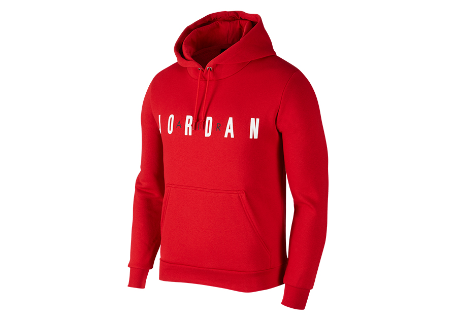 red jordan pullover hoodie