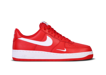 All red nike air force ones shop