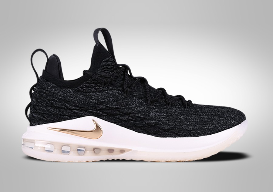 lebron 15 black and gold price