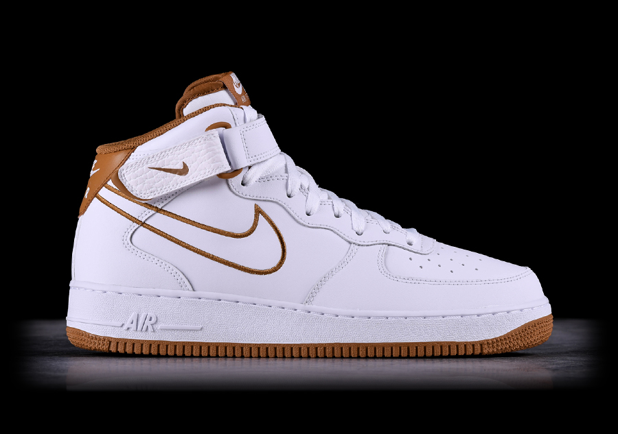NIKE AIR FORCE 1 MID '07 LEATHER WHITE price €92.50 | Basketzone.net