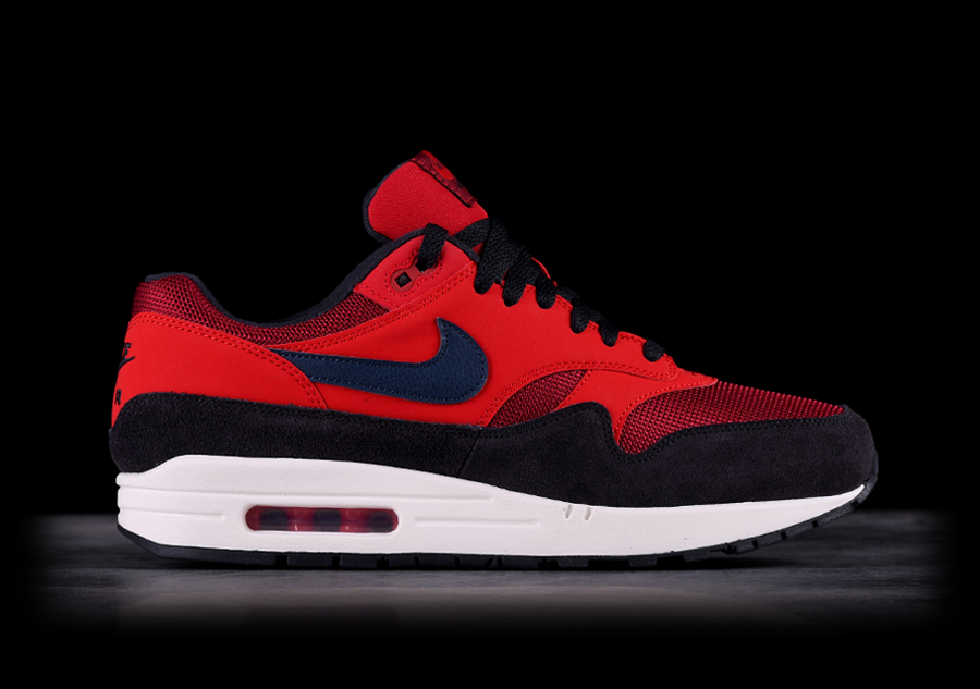 air max 1 red and black