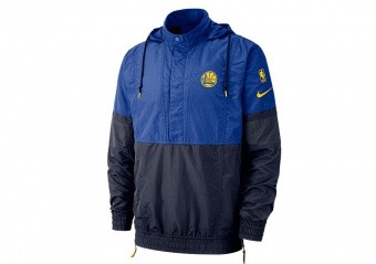 NIKE NBA GOLDEN STATE WARRIORS CITY EDITION COURTSIDE JACKET COLLEGE NAVY  price €139.00