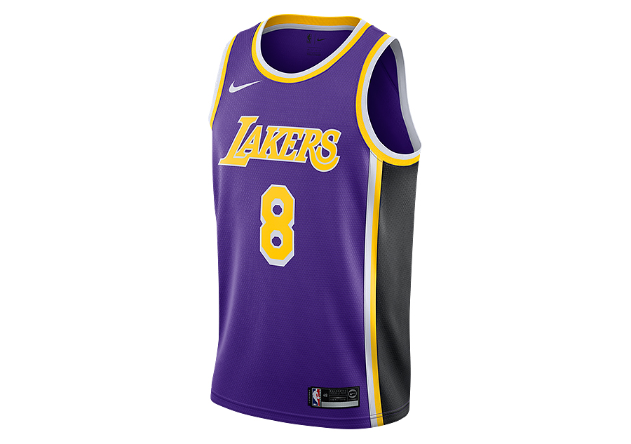 NIKE NBA LOS ANGELES LAKERS KOBE BRYANT SWINGMAN JERSEY ...