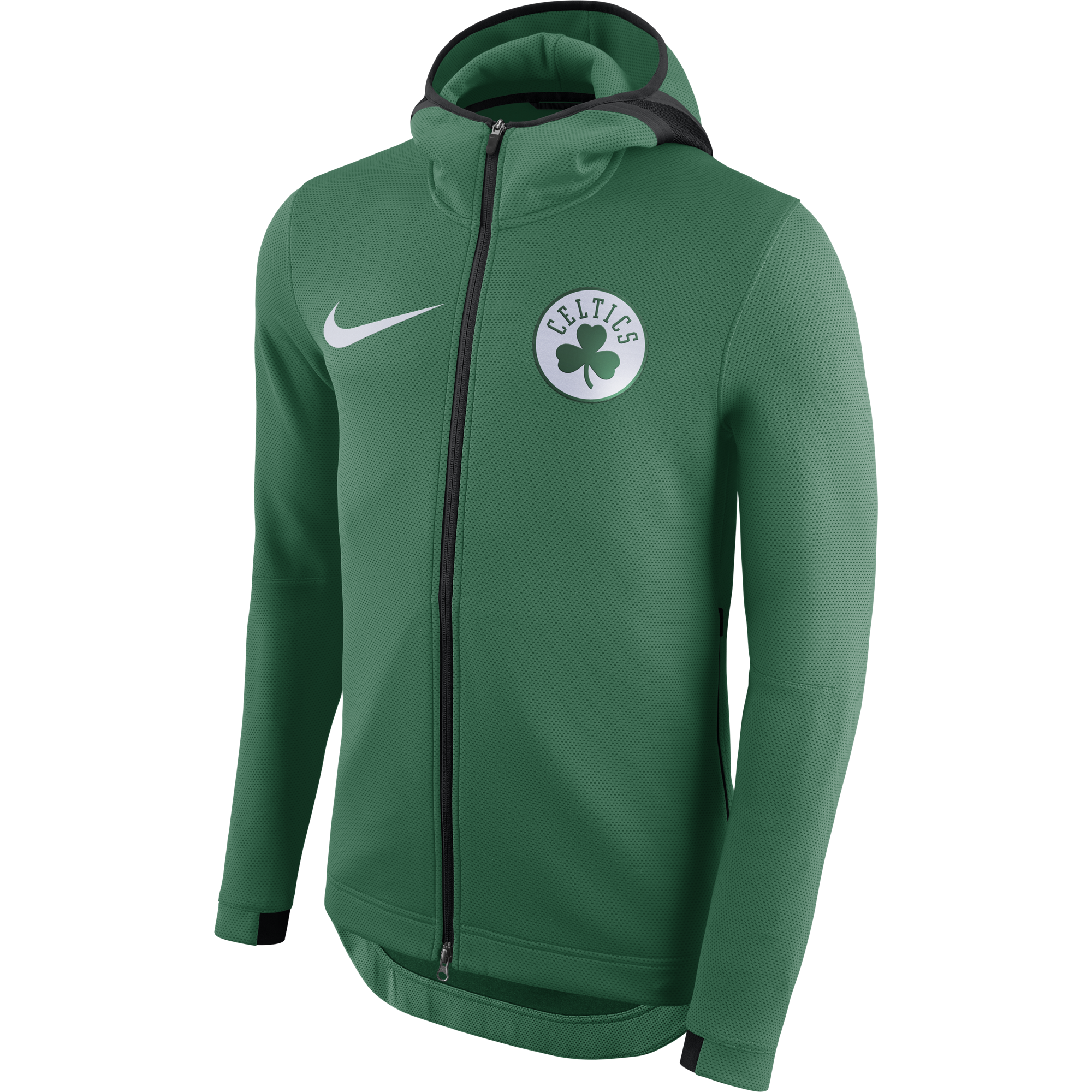 NIKE NBA BOSTON CELTICS THERMAFLEX SHOWTIME HOODIE CLOVER