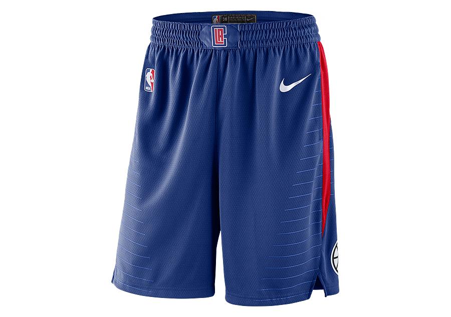 Los Angeles Clippers Classic Basketball Pants Leonard Blue Stitched New 