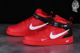 NIKE AIR FORCE 1 MID '07 LV8 UTILITY RED price $137.50