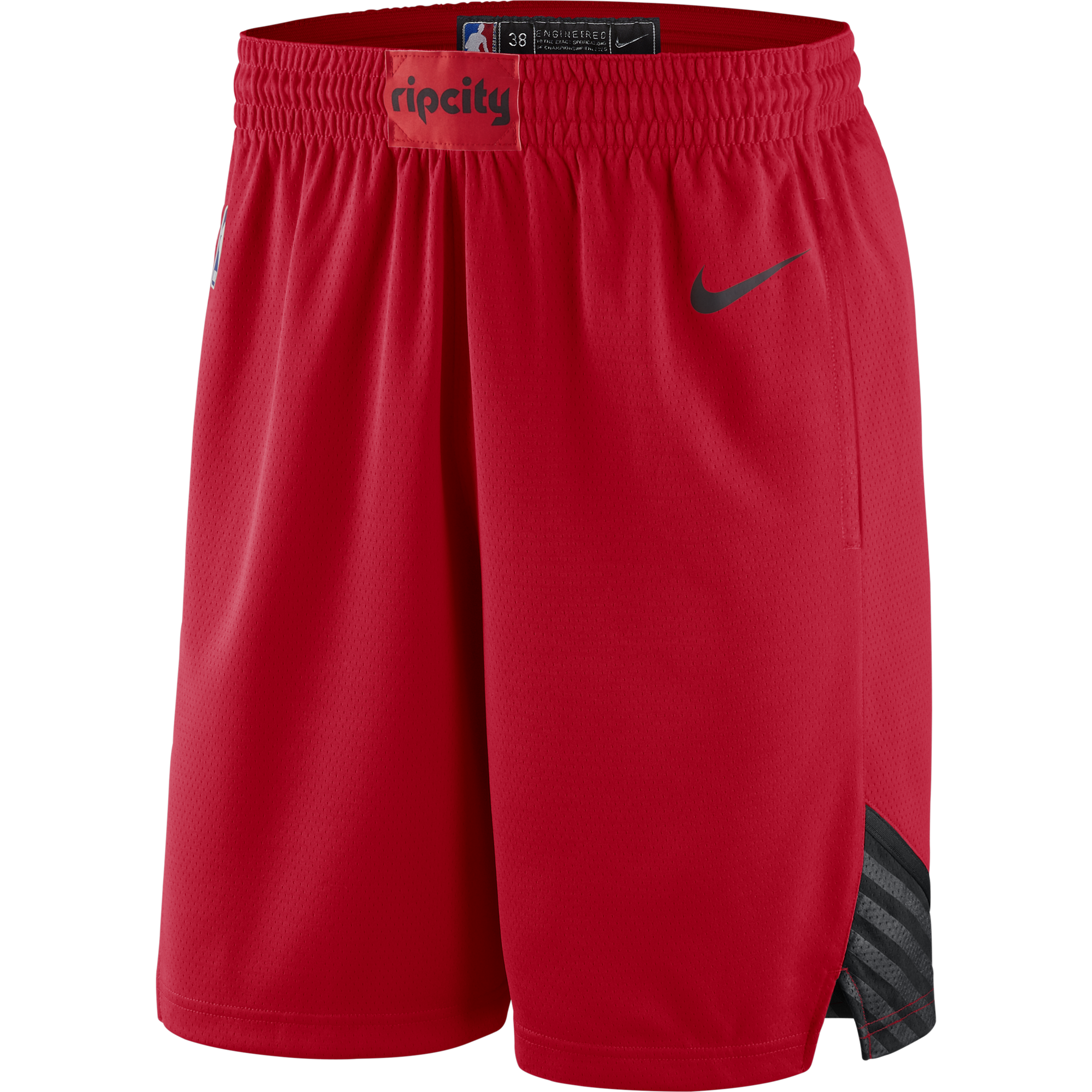 NIKE NBA PORTLAND TRAIL BLAZERS SWINGMAN SHORTS UNIVERSITY RED