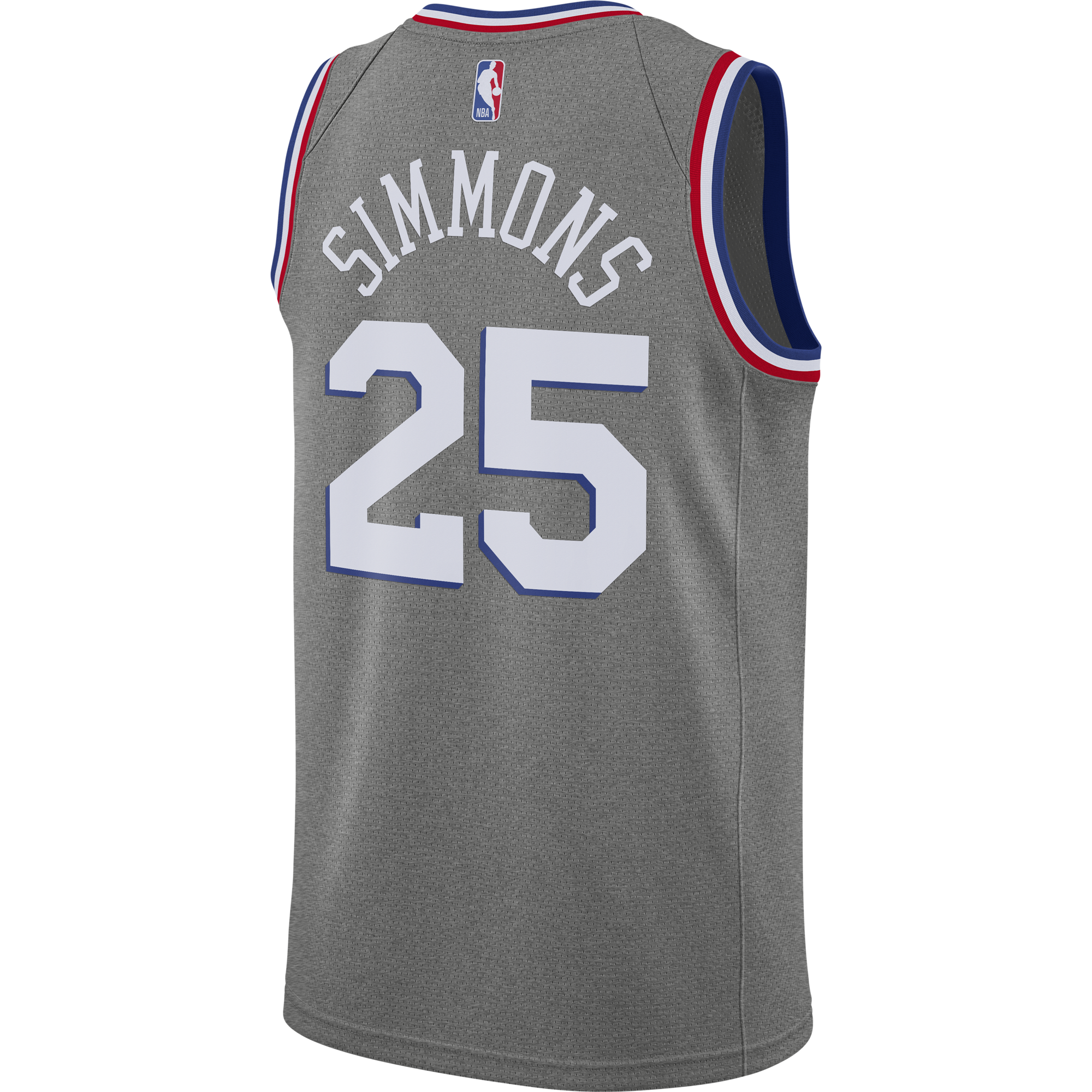 Nike Ben Simmons Philadelphia 76ers City Edition Swingman Jersey - Gray