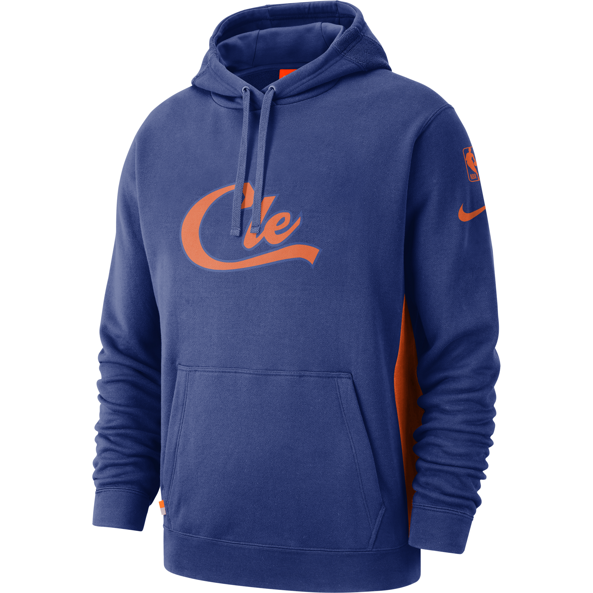 NIKE NBA CLEVELAND CAVALIERS COURTSIDE HOODIE RUSH BLUE