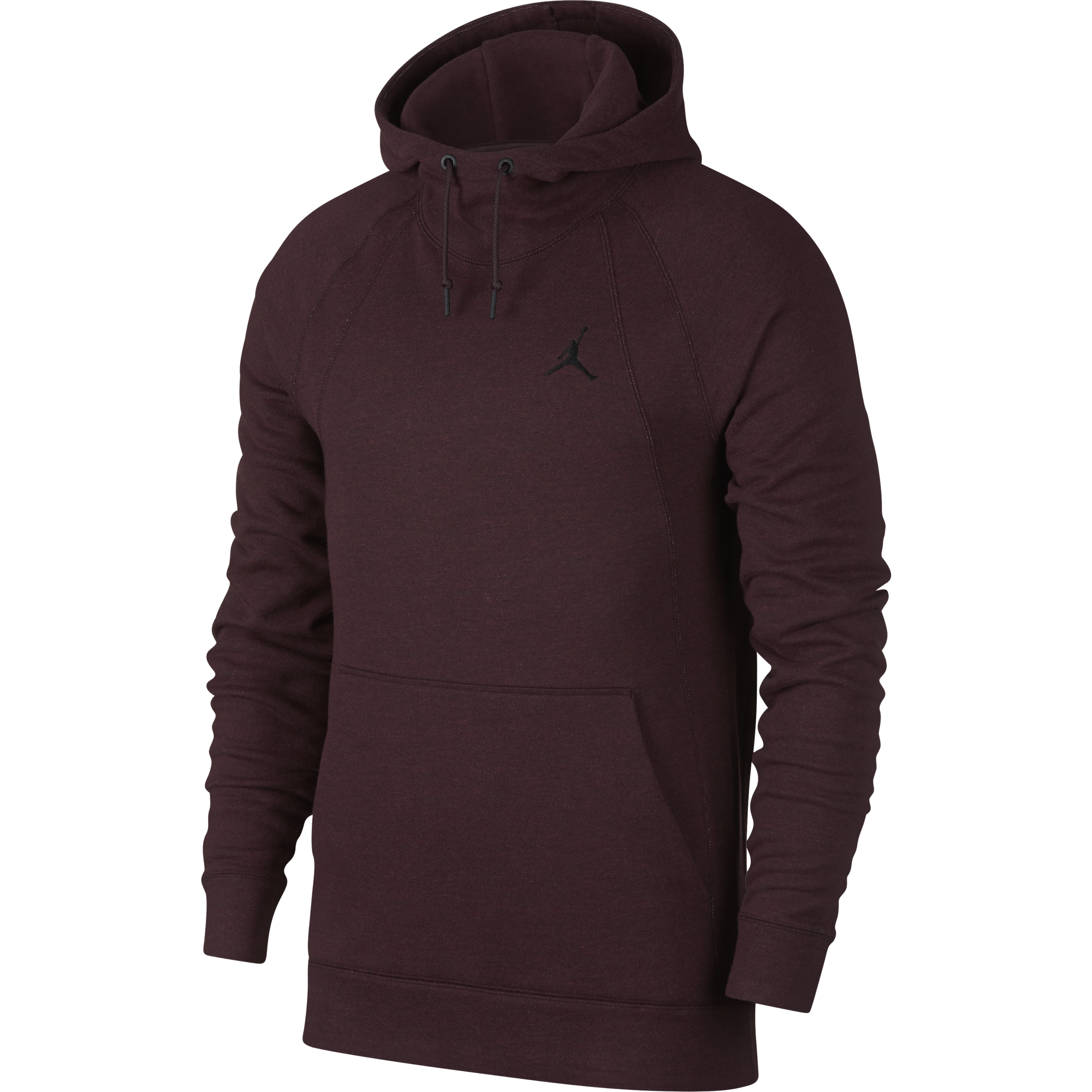 NIKE AIR JORDAN WINGS FLEECE HOODIE BURGUNDY CRUSH