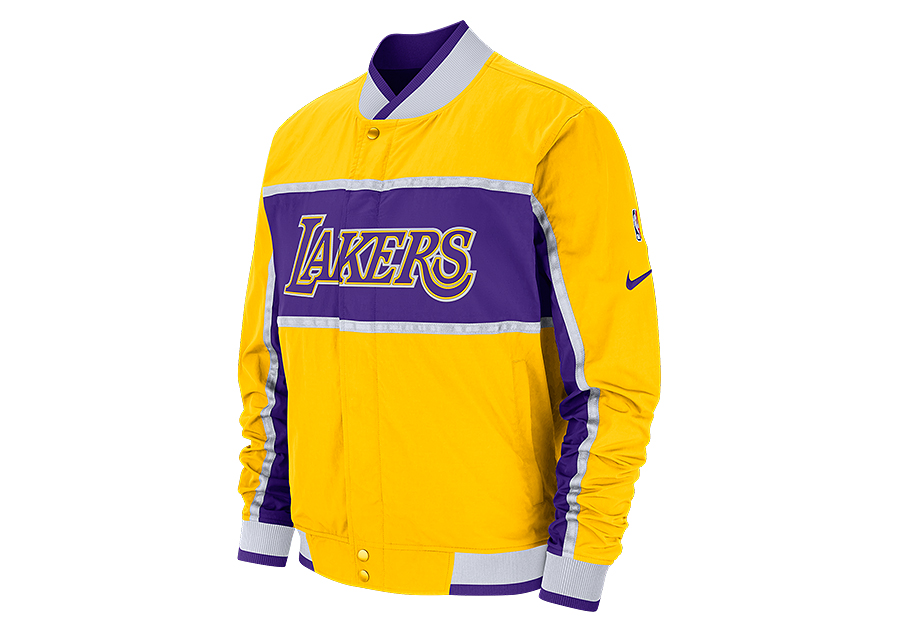 NIKE NBA LOS ANGELES LAKERS COURTSIDE ICON JACKET AMARILLO price €147.50 | Basketzone.net
