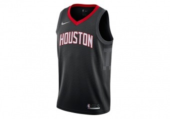 NIKE NBA HOUSTON ROCKETS SWINGMAN JERSEY BLACK