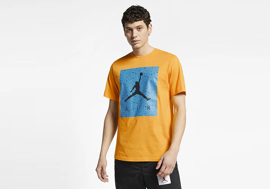 university gold jordan shirt