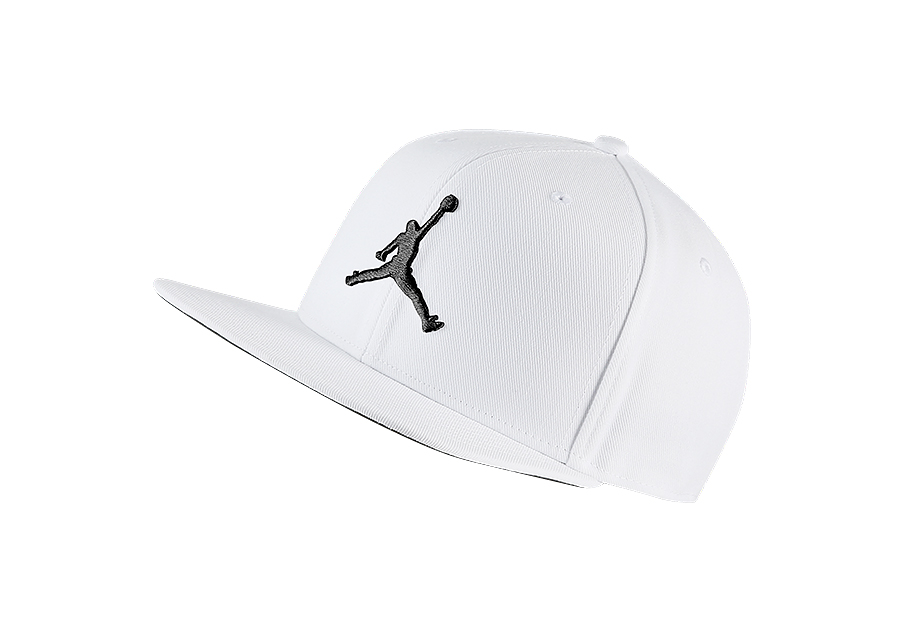 black and white jordan snapback