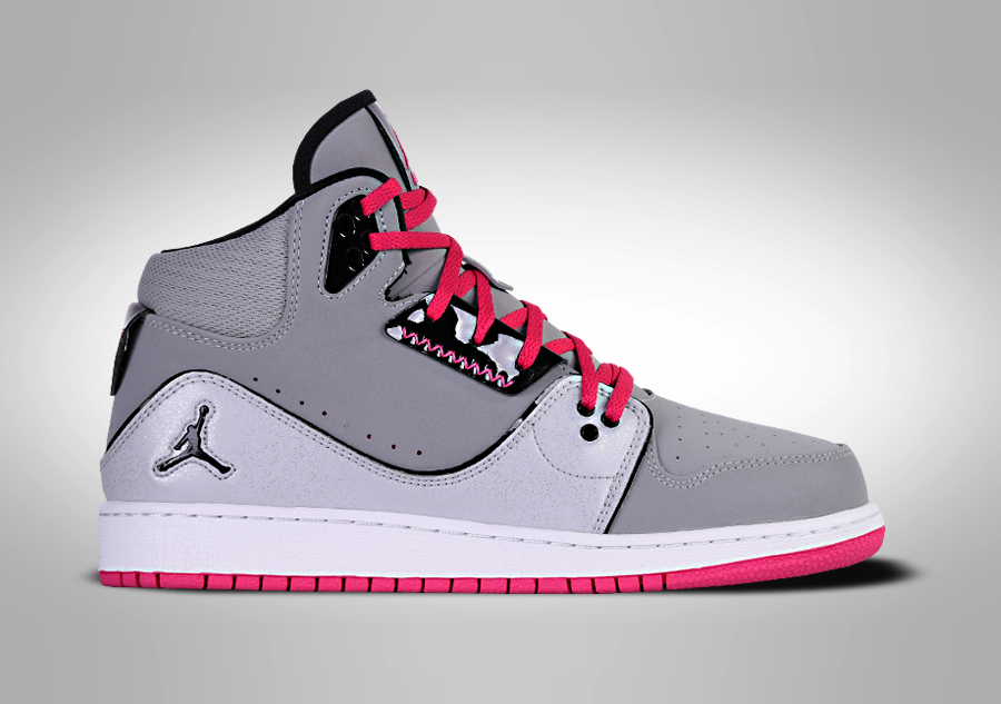 jordan flight pink and grey