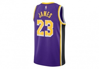 Lakers lebron james swingman jersey on sale