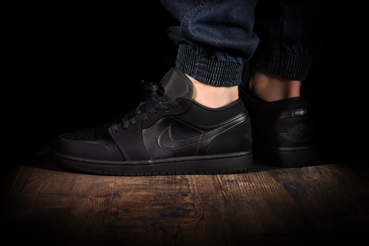 air jordan black low