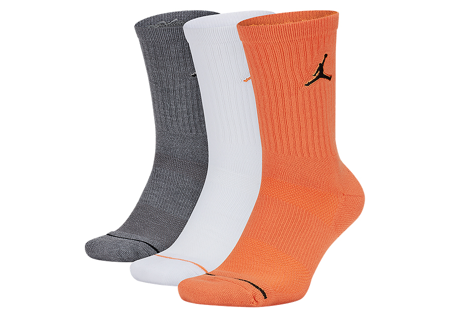 Orange shop jordan socks