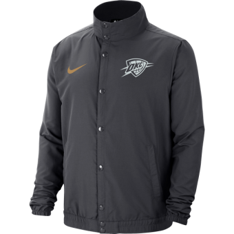 NIKE NBA OKLAHOMA CITY THUNDER JACKET ANTHRACITE