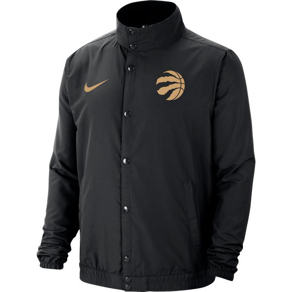 NIKE NBA TORONTO RAPTORS CITY EDITION LIGHTWEIGHT JACKET BLACK