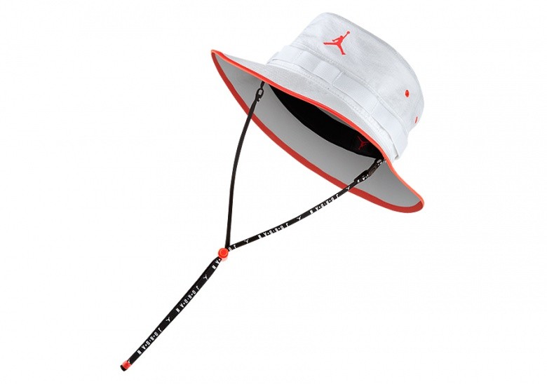 NIKE AIR JORDAN JUMPMAN BUCKET CAP WHITE