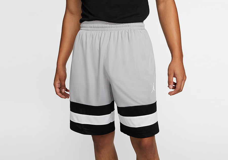 gray jordan basketball shorts