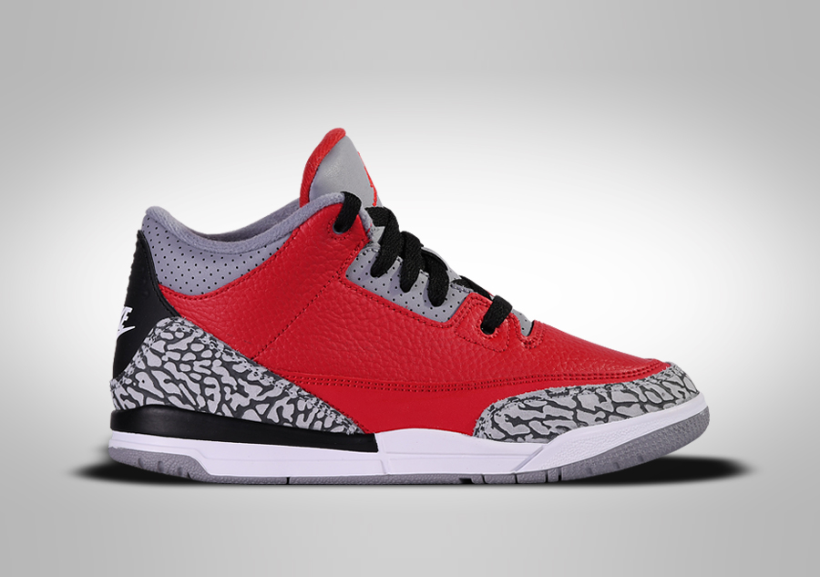 NIKE AIR JORDAN 3 RETRO SE PS RED CEMENT price 82.50 Basketzone