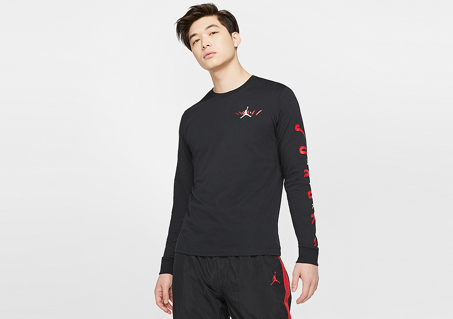 Air jordan long store sleeve top