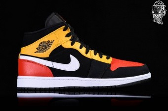 Jordan 1 best sale amarillo negro