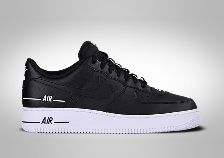 nike air force 1 low double air low black white