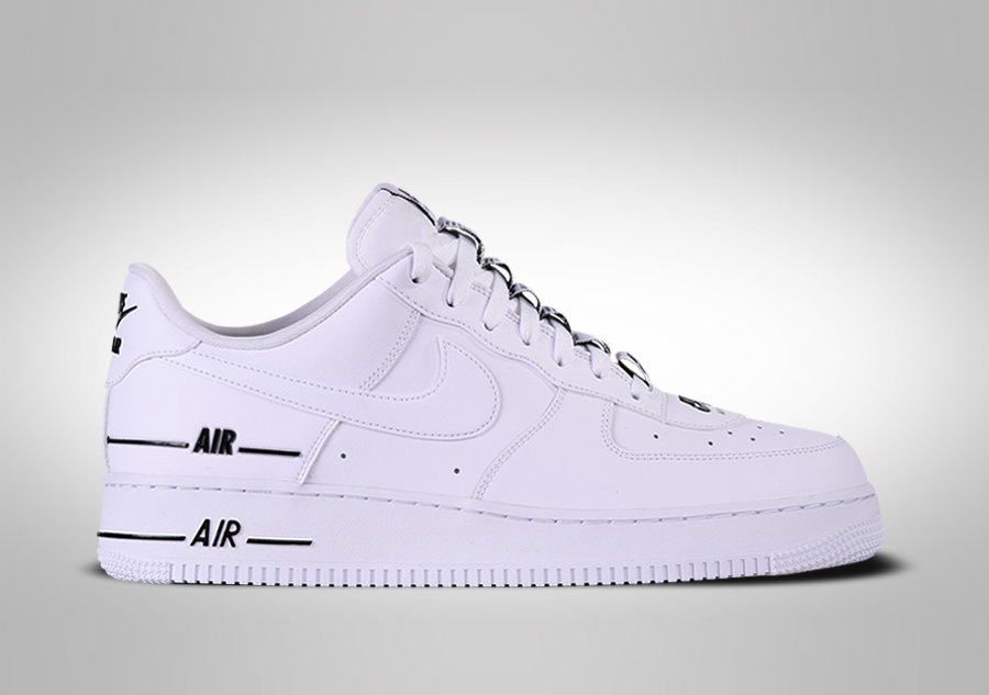 nike air force 1 low double air low white black