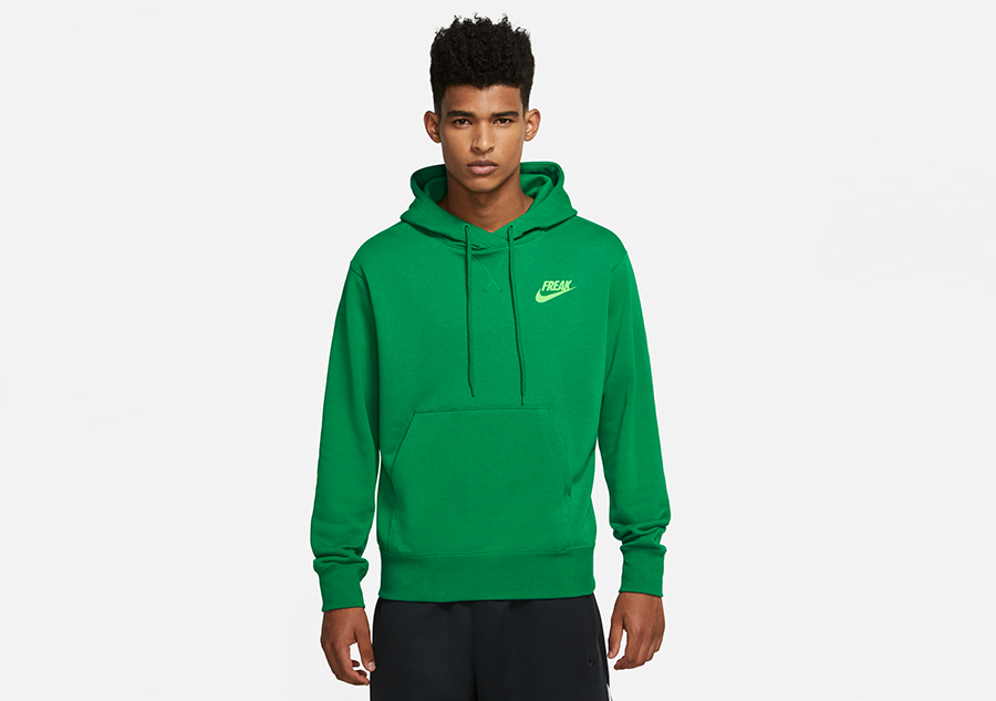 NIKE GIANNIS FREAK PULLOVER HOODIE PINE 