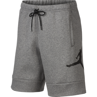 NIKE AIR JORDAN JUMPMAN AIR FLEECE SHORTS CARBON HEATHER