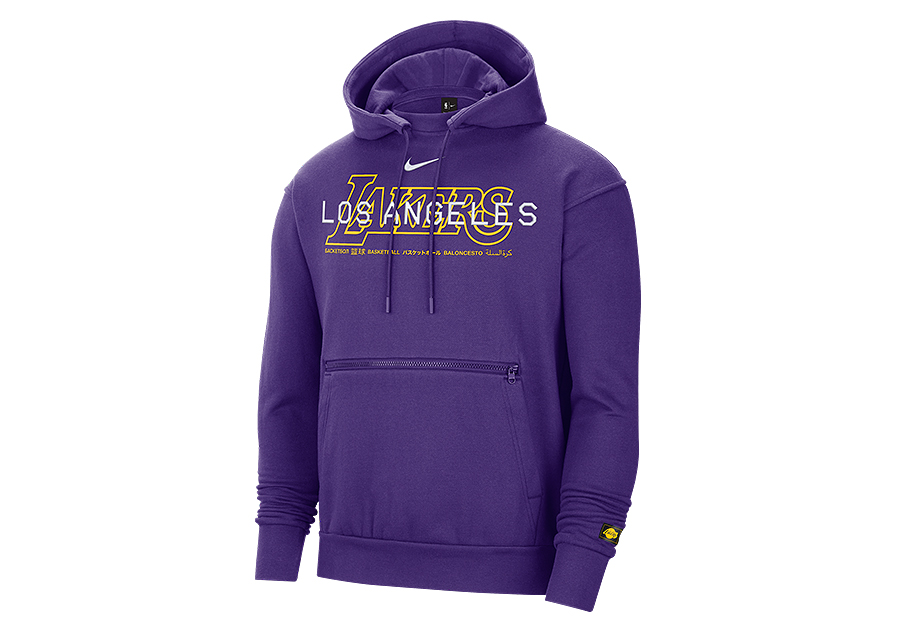 Shop Los Angeles Lakers Courtside Women's Nike NBA Lightweight Jacket