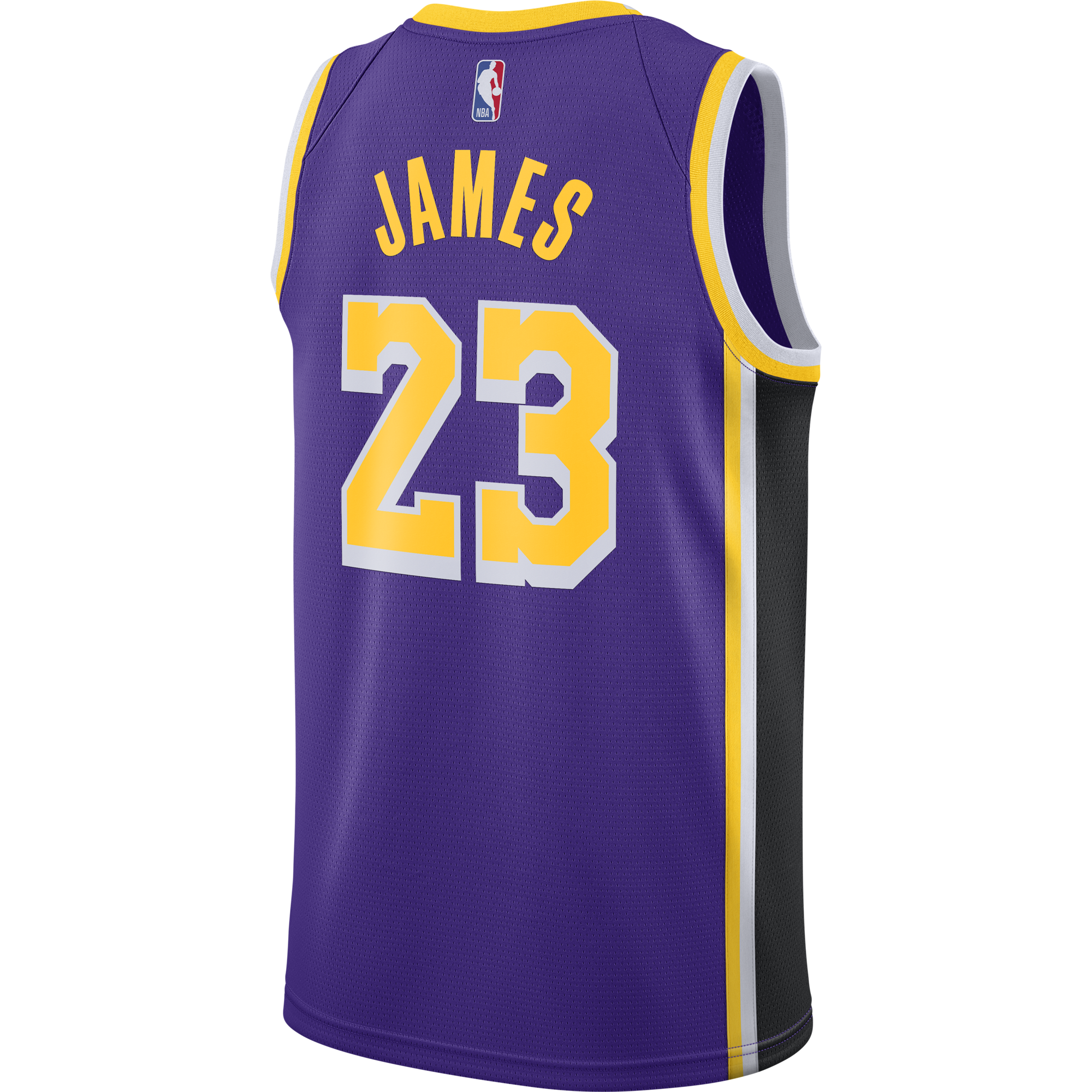 NIKE LA Lakers Lebron James 2019 City Edition Showtime Jersey Mens