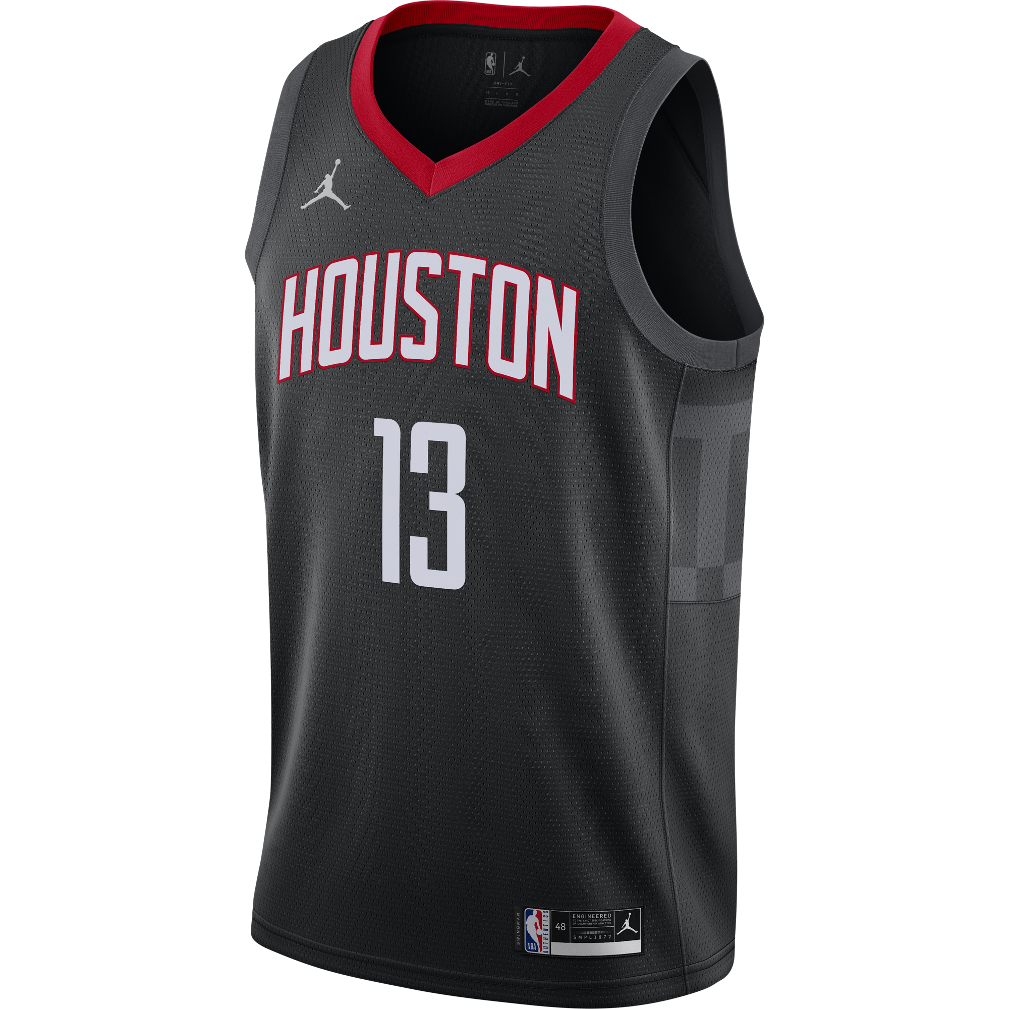 NIKE NBA HOUSTON ROCKETS JAMES HARDEN STATEMENT EDITION SWINGMAN JERSEY BLACK