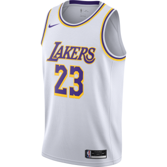 Nike NBA Los Angeles Lakers LeBron James Association Edition Swingman Jersey