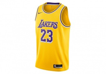 100% Authentic Shaquille O'Neal Mitchell Ness 03 04 Lakers Jersey 40 M  kobe