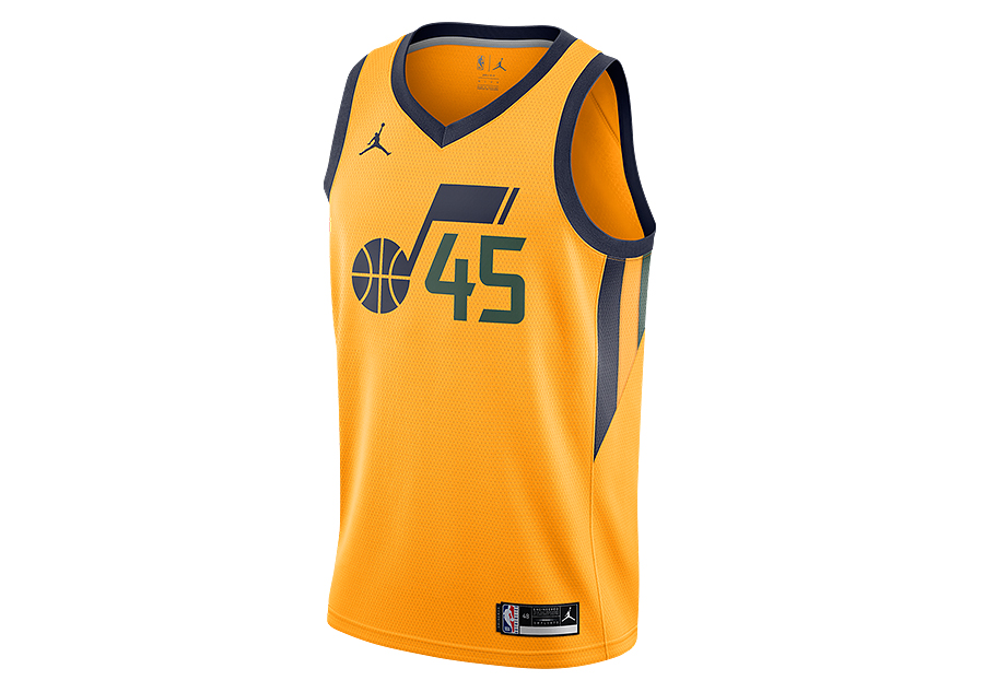 NIKE NBA UTAH JAZZ DONOVAN MITCHELL STATEMENT EDITION SWINGMAN JERSEY SUNDIAL price 89.00 Basketzone