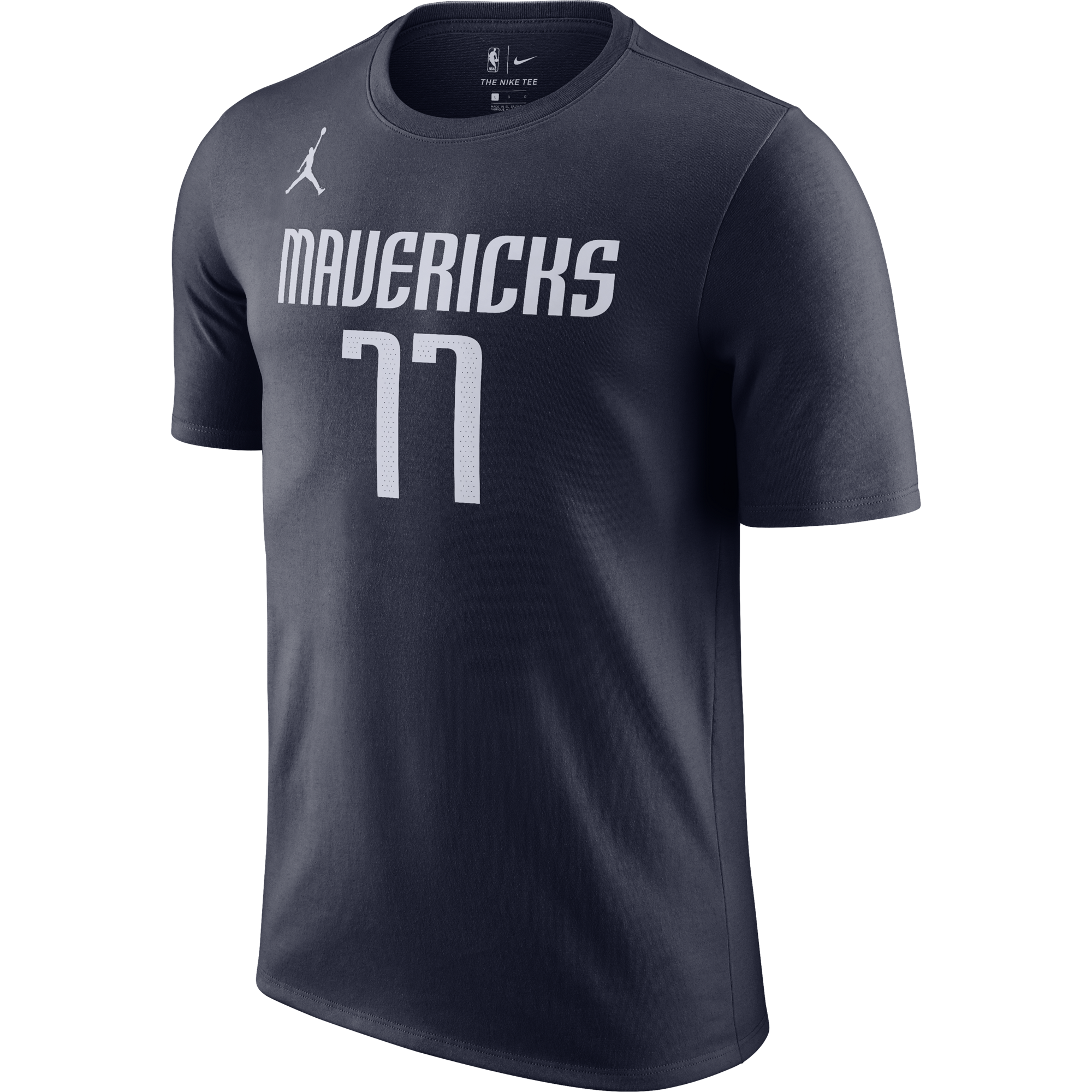 NIKE NBA DALLAS MAVERICKS LUKA DONČIĆ STATEMENT EDITION TEE COLLEGE NAVY