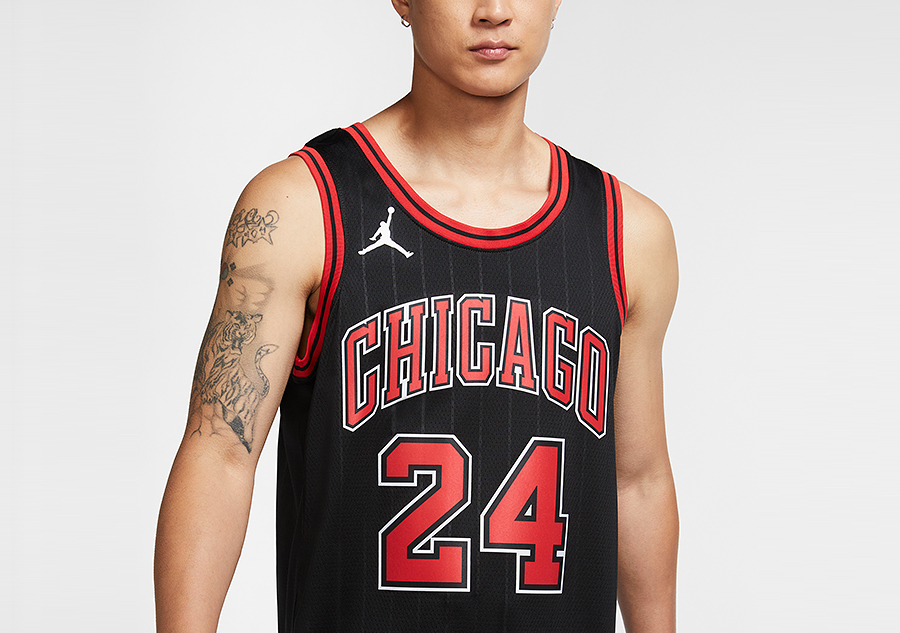 Black Nike NBA Chicago Bulls Starting 5 Tracksuit